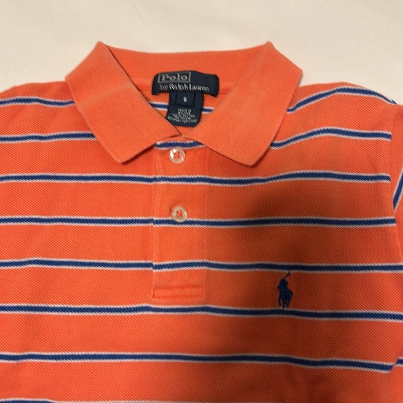 Ralph Lauren Boys Polo Shirt Bundle - Blue, Orange, Navy - Picture 3 of 6